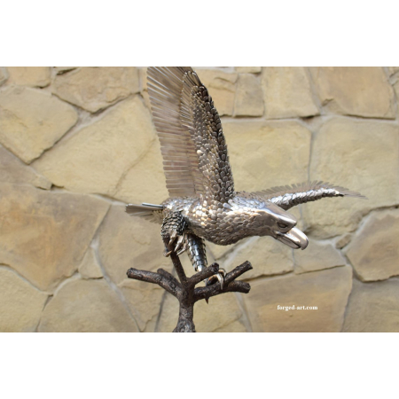 artistic blacksmithing wrought iron eagle